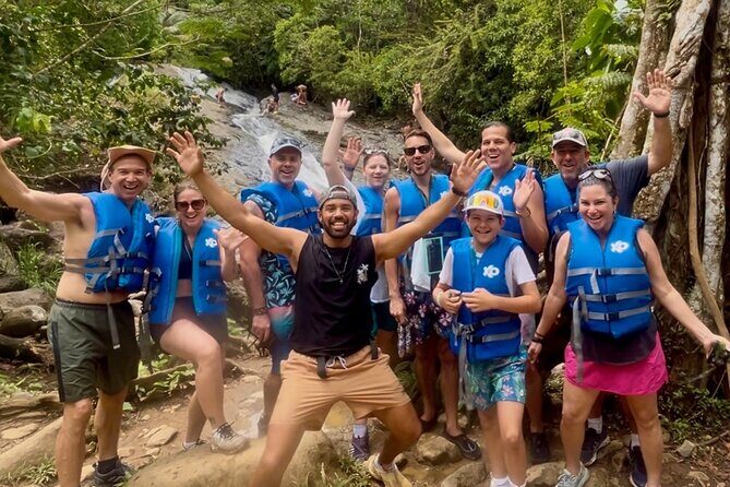 2 Tours in 1 Day: Rainforest Waterslides & Beach Tour w/Transport - Morning Start: Pickup, Timing, and Frutera Flores
