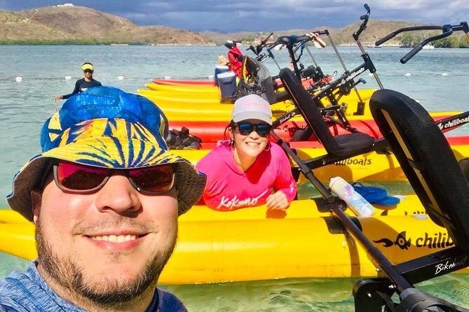 Adventure Chiliboats Waterbike in La Parguera - The natural pool swim: your hour of turquoise calm