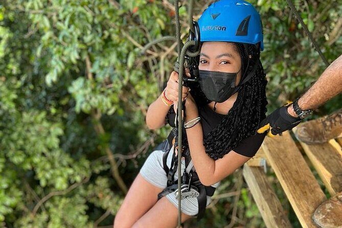 Adventure Trail Tour in the foothills of the National Rainforest - Safety feels like part of the fun: helmets, harnesses, gloves, and guiding