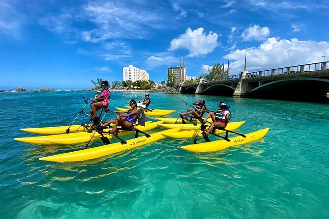 Adventure Water Bike in Condado Lagoon, San Juan - What You’re Really Doing on Condado Lagoon Water Bikes