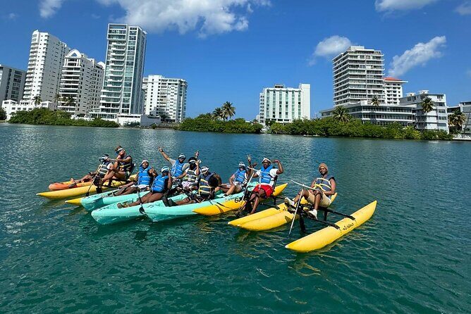 Adventure Water Bike in Condado Lagoon, San Juan - Los Hermanos Bridge Views: City-Meeting-Water Without the Long Trip