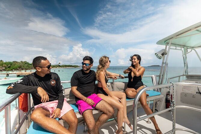 All Inclusive Beach and Snorkel Boat Tour to Icacos Island - All-Inclusive On Board: Lunch, Rum, and Snorkel Setup