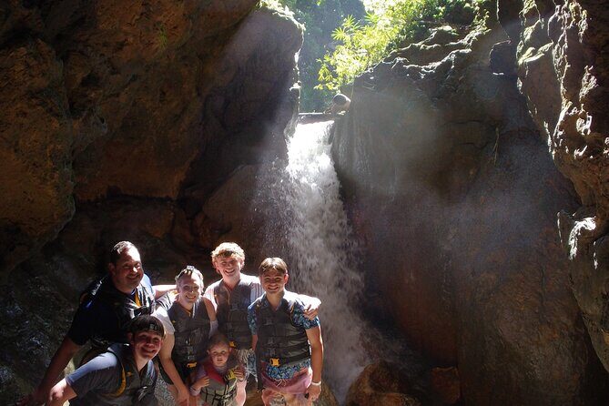Cave Adventure - Charco Azul Caves, Canyon & Waterfall Adventure - The cliff-jump portion: how to decide when the moment arrives