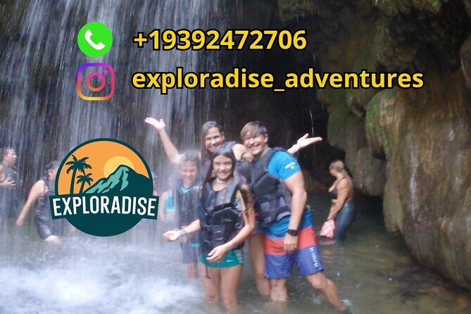 Cave Adventure - Charco Azul Caves, Canyon & Waterfall Adventure - Charco Azul Caves: Taíno carvings and what you notice once you slow down