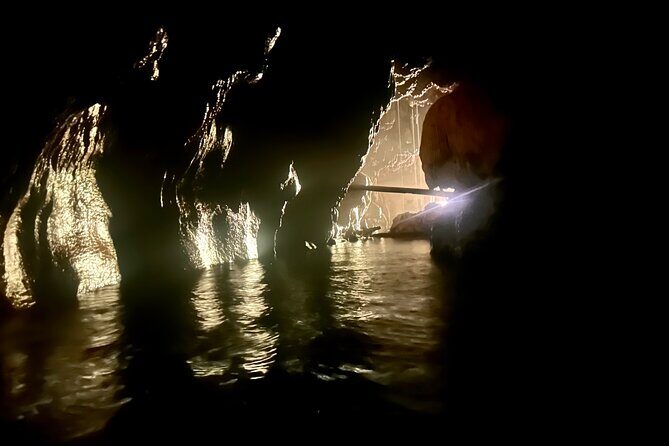 Charco Azul, Hidden Caves, Waterfalls, Beach, Free Adult Drinks - Mar Chiquita Beach: Lagoon Time, Limestone Photos, and Free Drinks in the Sun