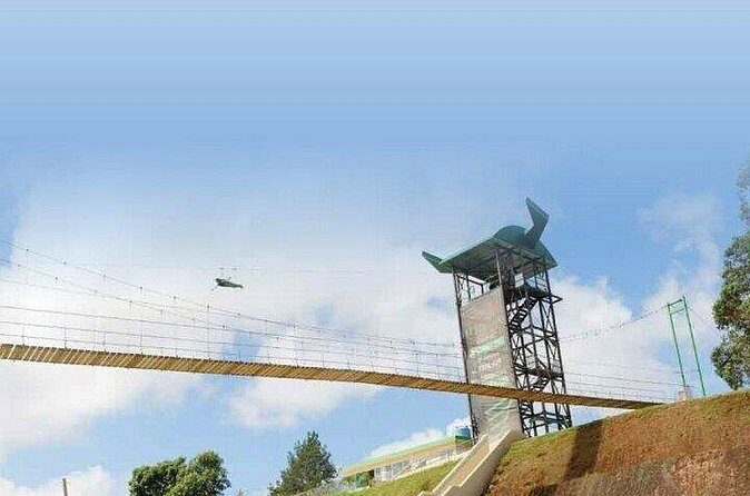 Conquer the Skies: Monster Zipline at Toro Verde Adventure Park - The Suspension Bridge Start: Your First Taste of Heights