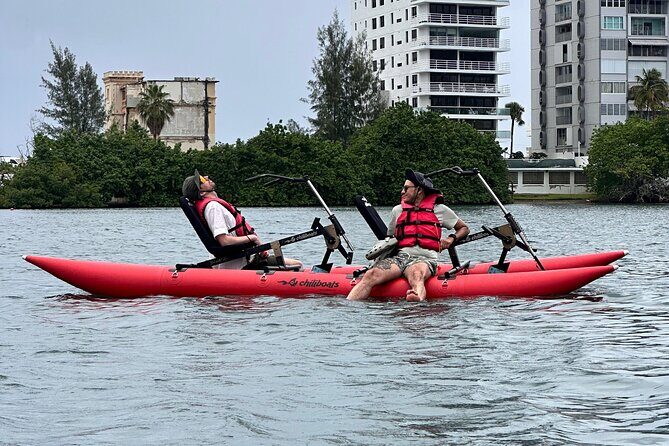 Day Adventure Chiliboats Waterbike – Condado Lagoon - Old San Juan landmarks you can spot from Condado