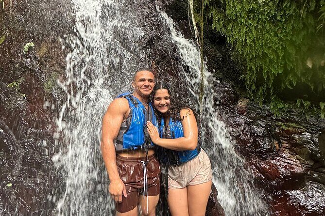 El Yunque Exclusive Experience: Waterslide Adventures w/Transport - Rope swing and cliff jump: how to decide when you’re there