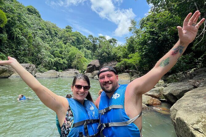 El Yunque Rainforest River and Beach Adventure Tour - The water stops: rivers, natural pools, and waterslide-style thrills