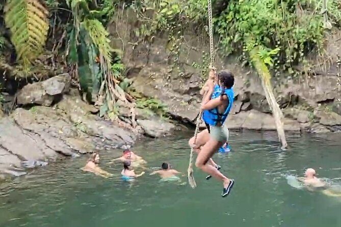 El Yunque Rainforest - Waterslide, Cliff jump, and Rope swing! - The 25-Minute Rainforest Hike: Where the Mud Shows Up