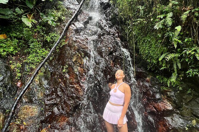El Yunque Rainforest: Waterslides, Waterfalls and Rope Swing - Where people feel the mud: footwear, towels, and wet-phone survival