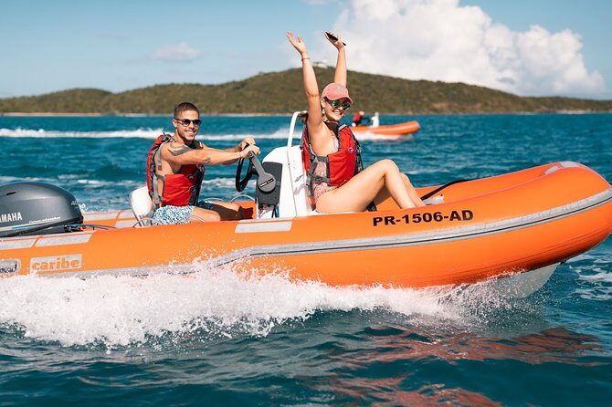 Fajardo Mini Boat Snorkel Safari - Pilot-your-own practice: what you do before anyone touches the water