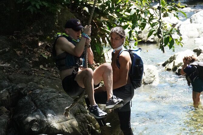 Famous Natural Waterslide in El Yunque Rainforest - Two waterfalls and two natural slides: where the real fun starts