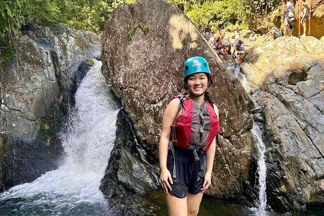 From San Juan: El Yunque Rainforest Hiking Adventure - The 20-foot natural slide: the moment people talk about