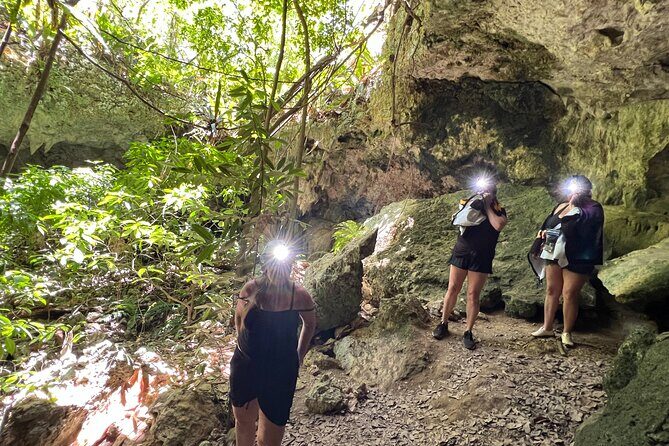 Indian Cave & Water Spring Adventure - La Boca black sand beach: Río Grande de Manatí meets the sea