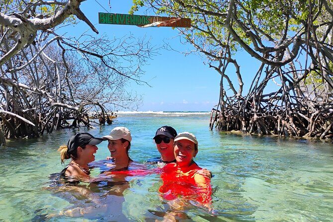 La Parguera Boat Charter with Captain: Kayak & Snorkel - Along the shoreline: homes, kite surfers, and easy downtime
