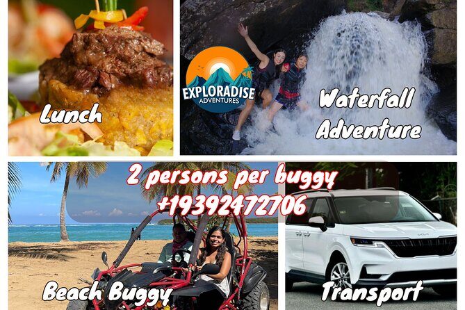 Piñones Beach Buggy + El Yunque Waterfall Adventure - El Yunque waterfalls and natural pools: what you should expect