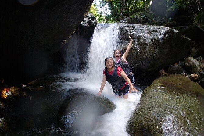 Piñones Beach Buggy + El Yunque Waterfall Adventure - Gear and safety: life vest, wet rocks, and shoe choice
