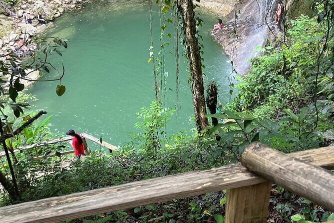 Private Full Day Gozalandia Waterfalls Adventure Tour - Distrito T-Mobile pickup at 8:00: start time that keeps the day smooth