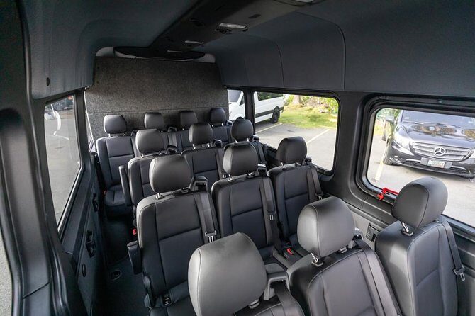 Puerto Rico Island Wide Private Transfers, 14Pax Lux Sprinter Van - Meet-and-greet at the airport or cruise port (so you skip the hunt)