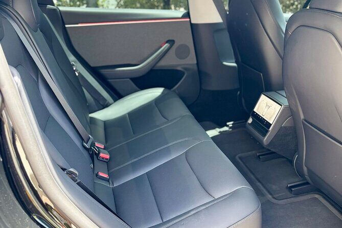 Puerto Rico Island Wide Private Transfers, Tesla 3 Luxury Sedan. - Why this Puerto Rico transfer works when you land tired