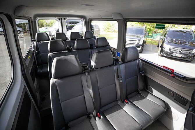 Puerto Rico Island Wide Transfer, Mercedes ECO Van, Select Zone - How Pickup Works at Airport, Cruise Port, and Your Hotel