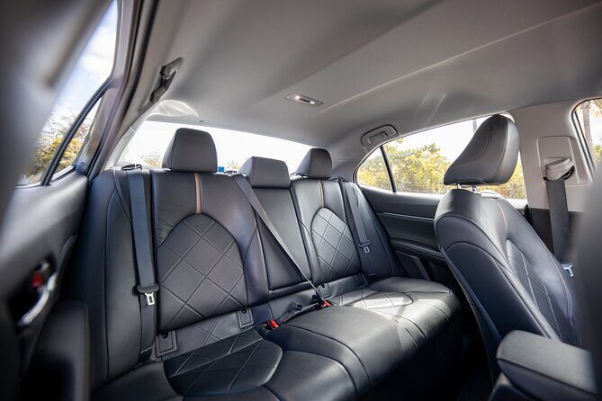 Puerto Rico Island Wide Transfer, Premium Sedan, Select Zone - Inside the premium sedan: hybrid ride, dual AC, and room for luggage