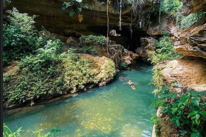 Rainforest Caves and Waterfalls Exploration with Transportation - Charco Azul Canyon: the natural blue pool stop