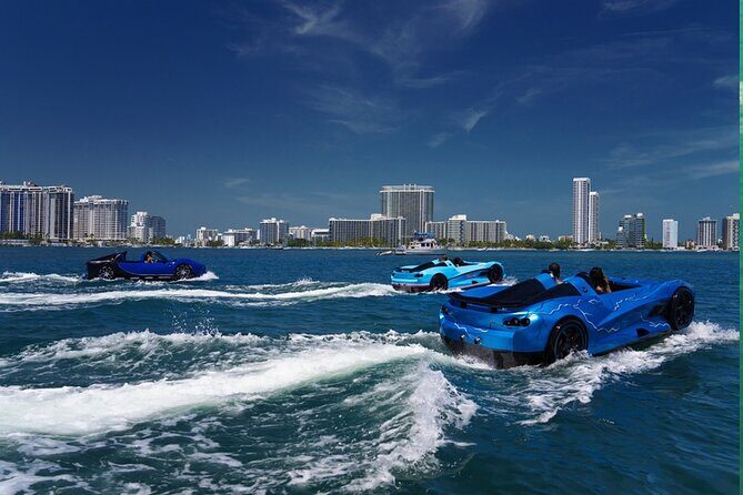 San Juan PR Watersports Car Rental Blue McLaren - Key things that make this jet car ride worth it