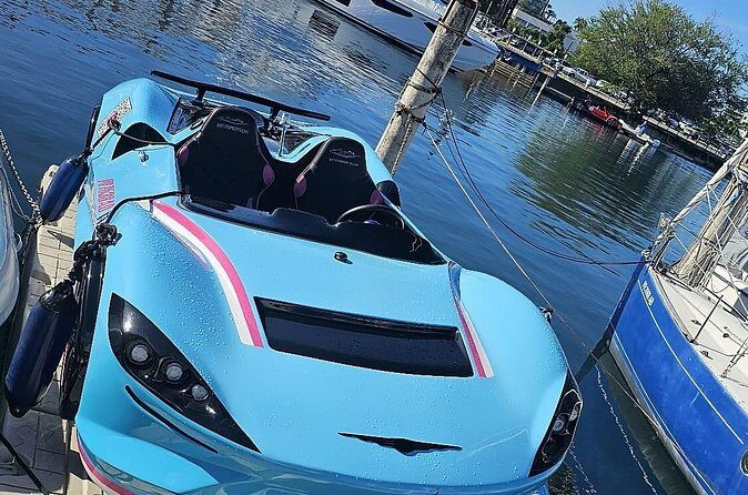 San Juan PR Watersports Car Rental Blue McLaren - Safety, rules, and who this ride fits best
