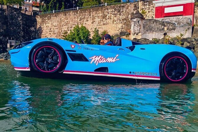 San Juan PR Watersports Car Rental Blue McLaren - The Blue McLaren factor: why the vehicle choice matters
