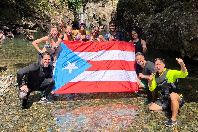 Small-Group El Yunque Rainforest & Transportation Luquillo Beach - Las Tinajas Trail: the rainforest hike that leads to real water