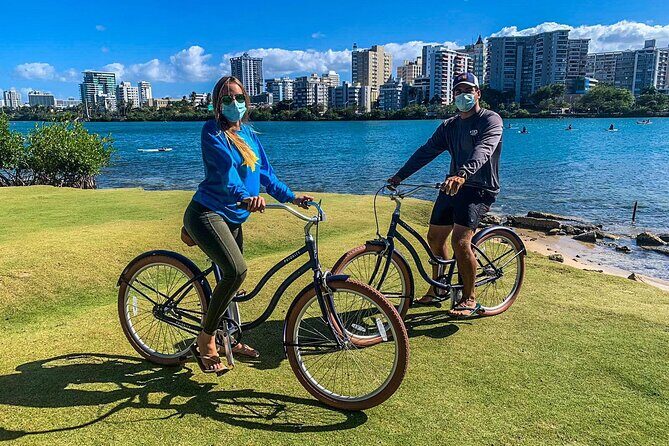 Small-Group Old San Juan Bike Tour - Escambron Beach: a sea-breeze break without slowing the day