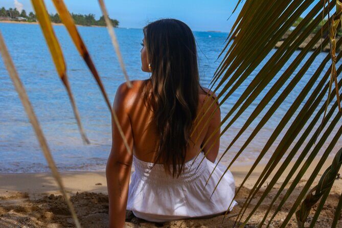 Stunning Private Beach Photoshoot in Puerto Rico's Hidden Gem - Piñones Beach: The Crowd-Free Setting Near San Juan