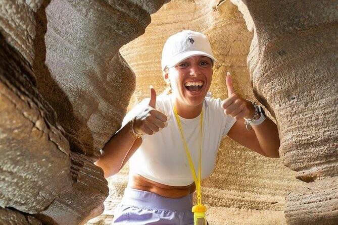 Taino Indian Cave, Arecibo Hike and Beach Tour from San Juan - Cueva Del Indio: Taino stone carvings, plus real cave scrambling