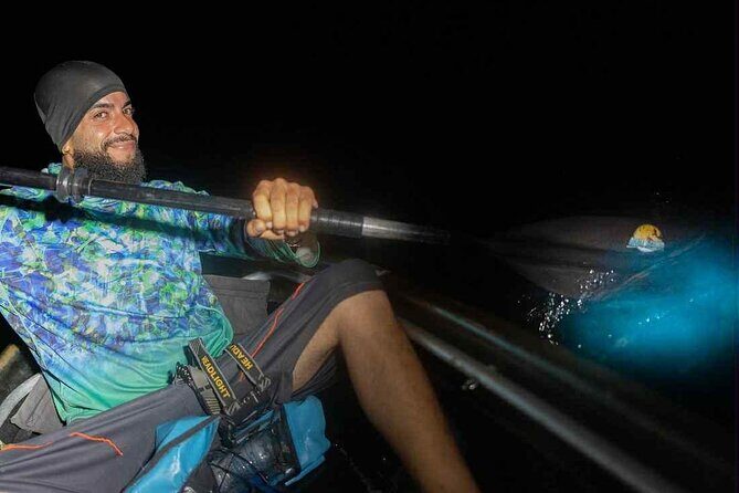 Vieques island Biobay Kayaking Tour - Mosquito Bay at night: what you’re actually watching
